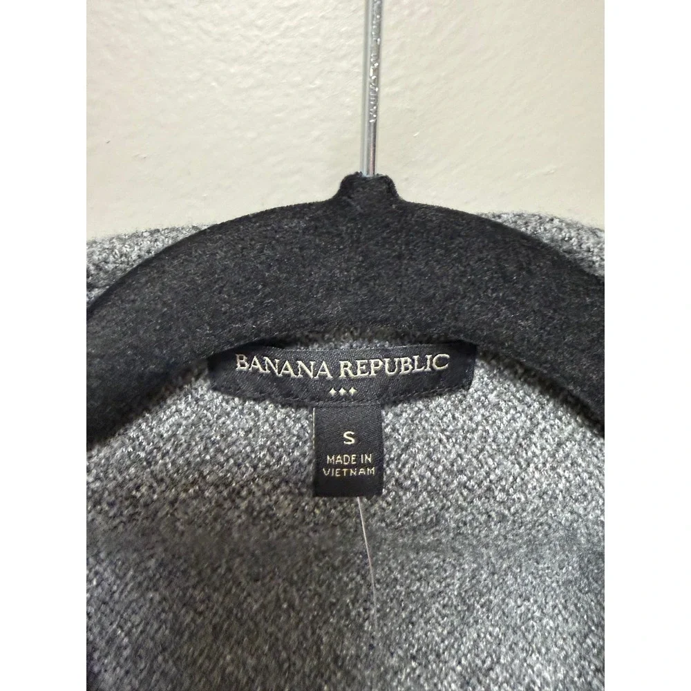 Banana Republic Grey Wool Blend Blazer Coat Women's‎ Size S